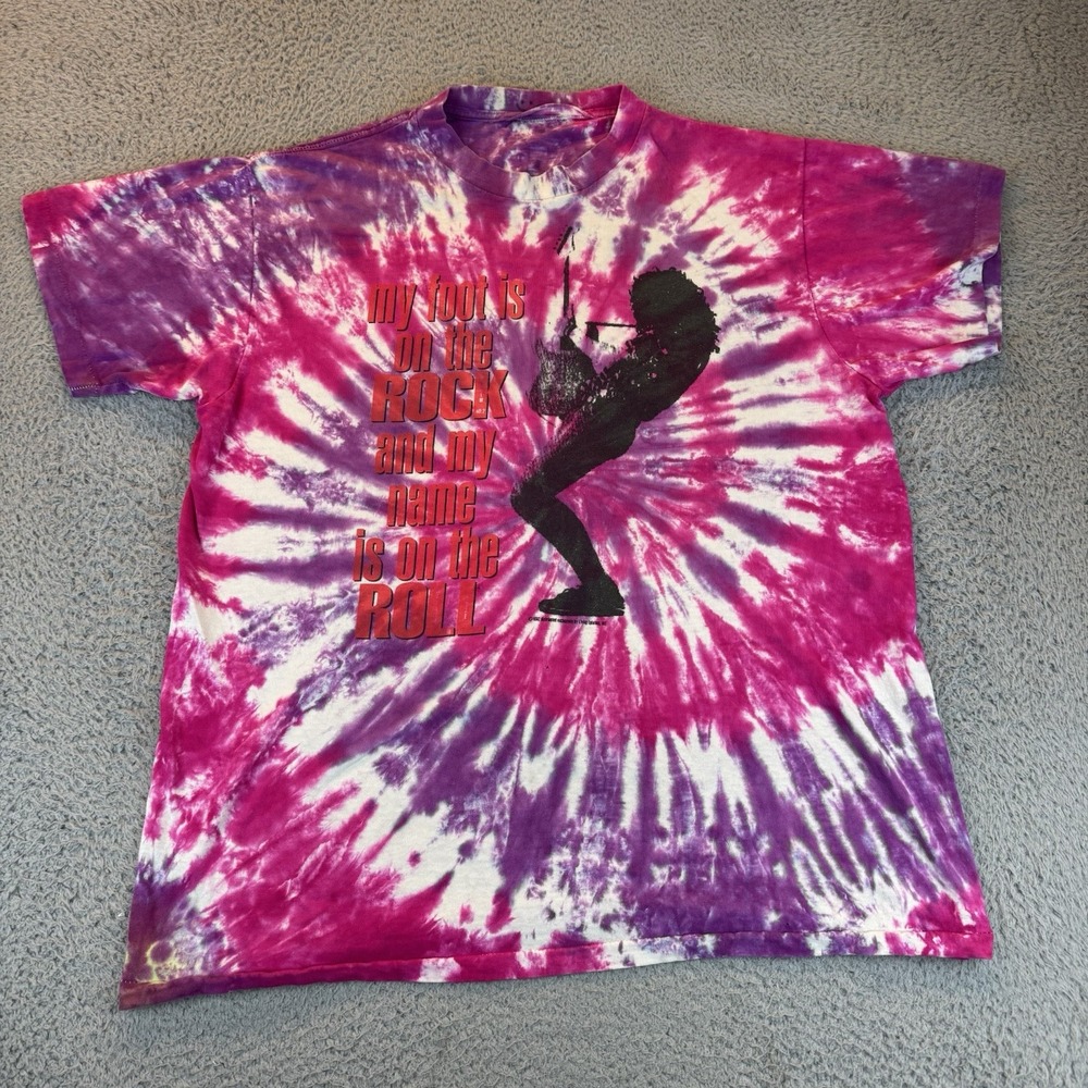 Vintage Living Epistles Disturbed Rock & Roll Band Shirt 1992-93 Size XL Tie Dye